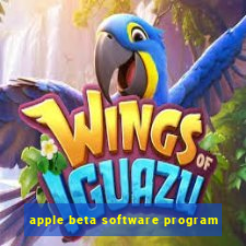 apple beta software program